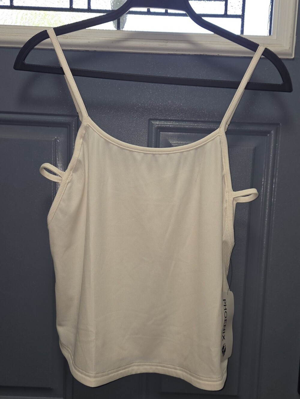 NWT Phoenix Paros Open Side Ribbed Cami Tank Top – Women's Medium – Ivory